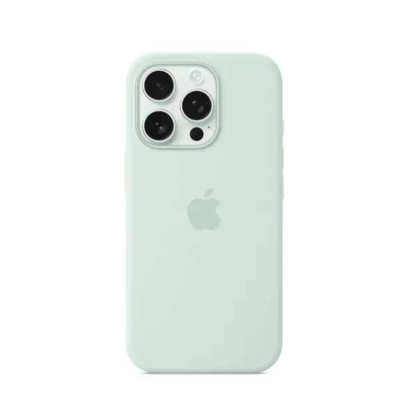 Apple Aquamarine Silicone Case With MagSafe For iPhone 16 Pro