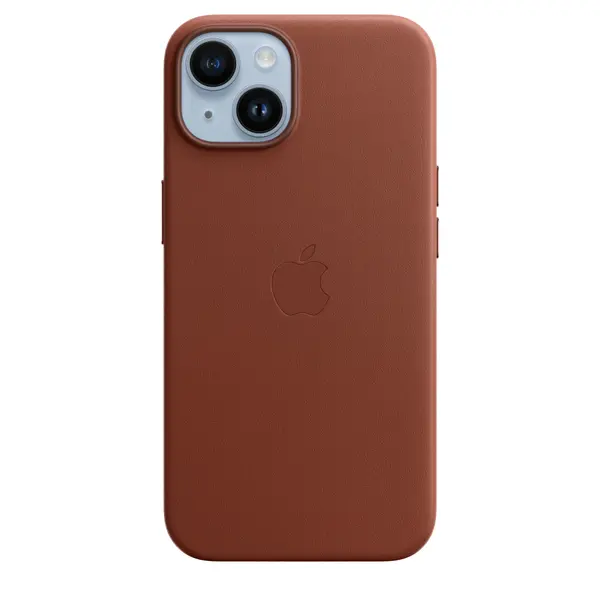 Apple iPhone 14 Leather Case MPP73Z With MagSafe