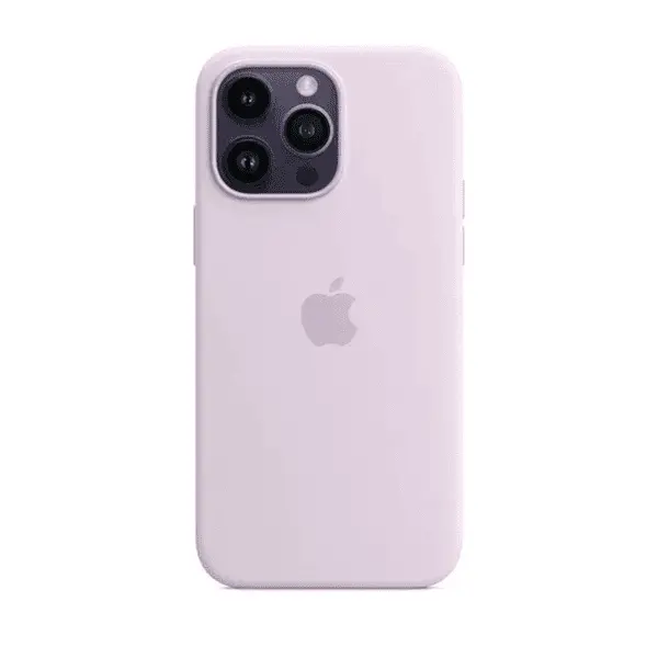 Apple iPhone 14 Pro Max Silicone Case Lilac With MagSafe