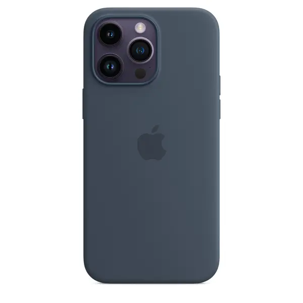 Apple iPhone 14 Pro Max Silicone Case MPTQ3Z Storm With MagSafe