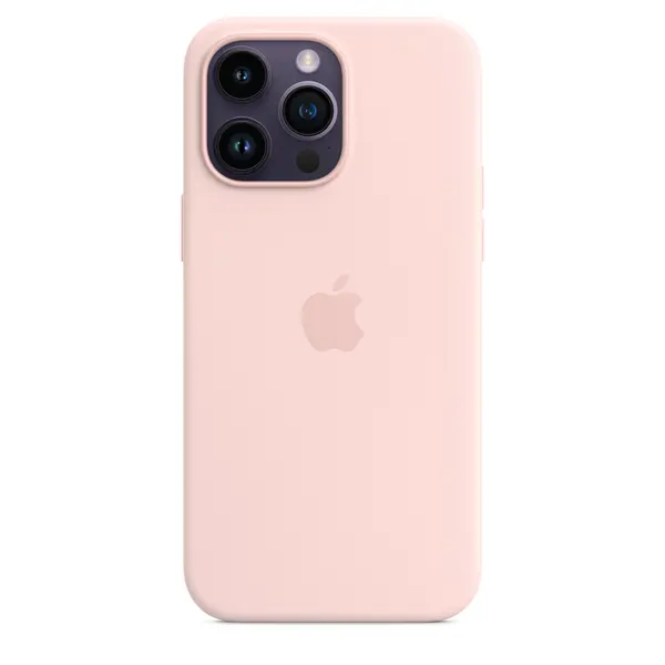 Apple iPhone 14 Pro Max Silicone Case MPTT3ZE Chalk With MagSafe