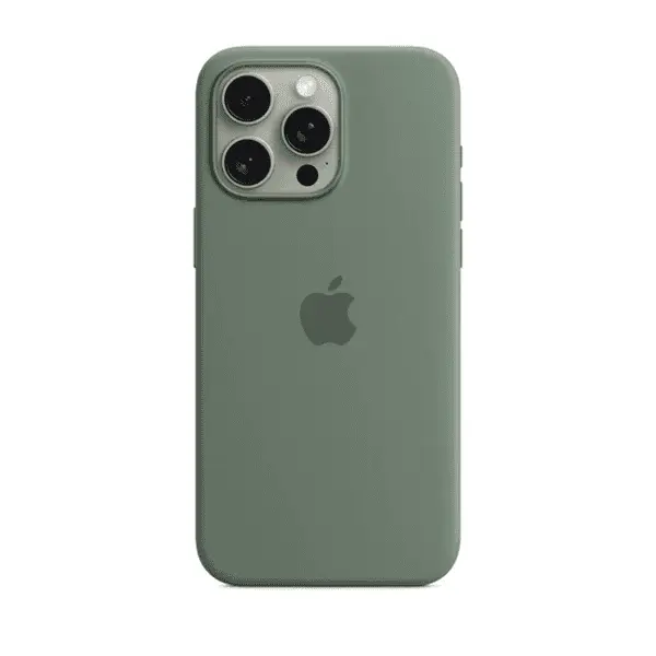 Apple iPhone 14 Pro Max Silicone Case Olive With MagSafe