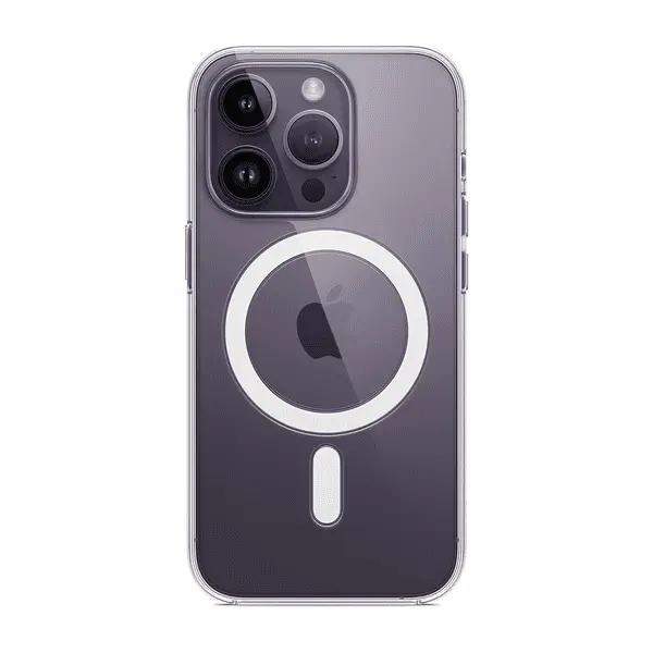 Apple iPhone 14 Pro Silicone Case Clear With MagSafe