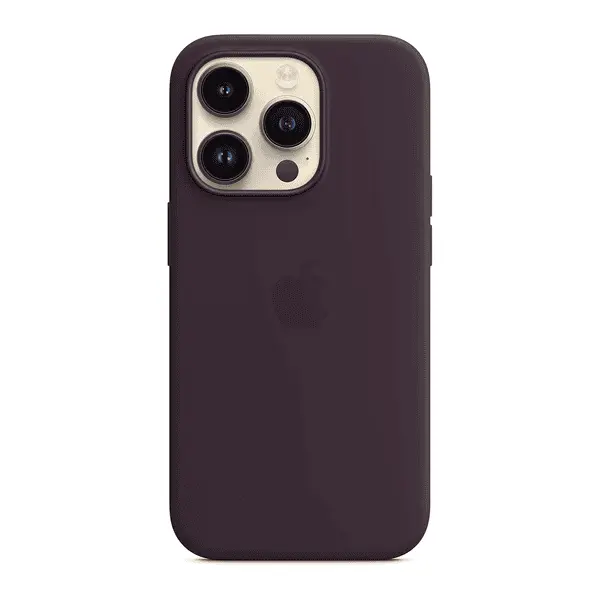 Apple iPhone 14 Pro Silicone Case Elderberry With MagSafe