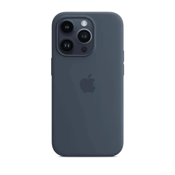 Apple iPhone 14 Pro Silicone Case Storm Blue With MagSafe