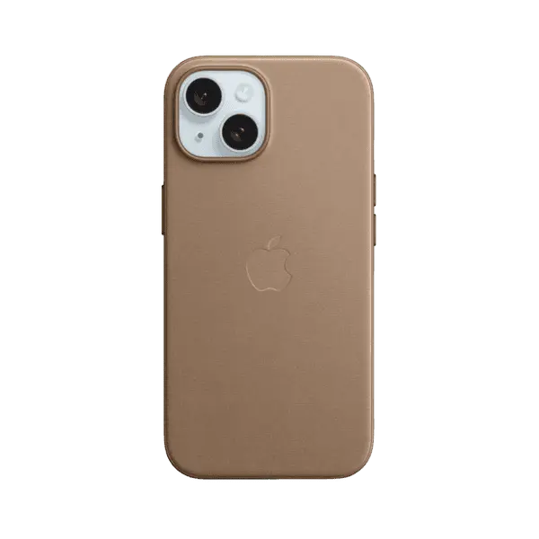 Apple iPhone 15 Finewoven Case MT3C3ZM A Taupe With MagSafe