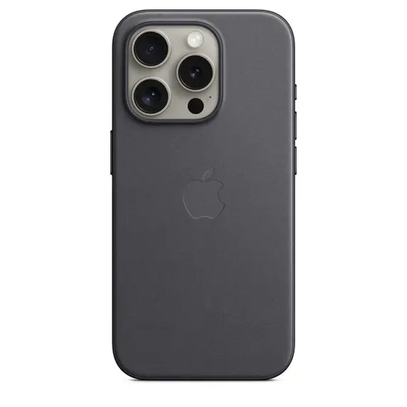 Apple iPhone 15 Pro Finewoven Case MT4H3ZM A Black With MagSafe