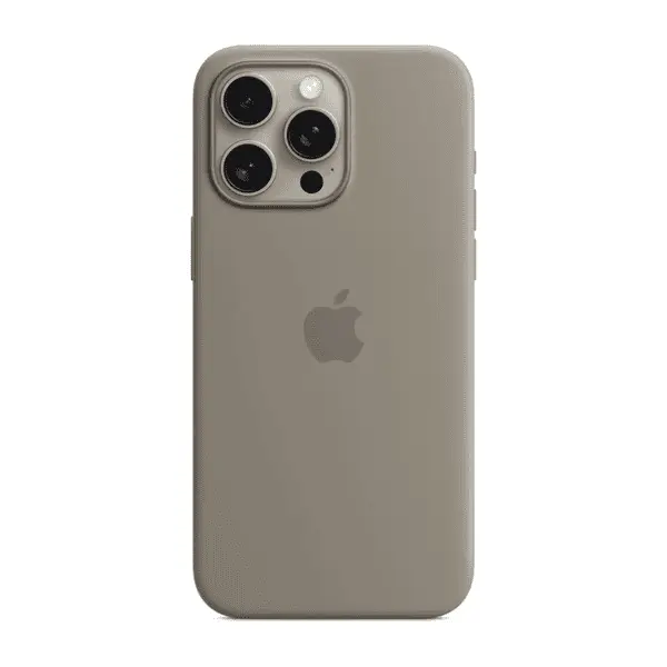 Apple iPhone 15 Pro Max Silicone Case Clay With MagSafe