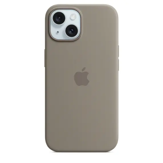 Apple iPhone 15 Silicone Case MT0Q3ZM A Clay With MagSafe