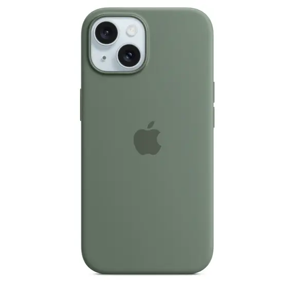 Apple iPhone 15 Silicone Case MT0X3ZM A Cypress With MagSafe