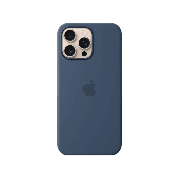 Apple iPhone 16 Pro Max Silicone Case With MagSafe Denim