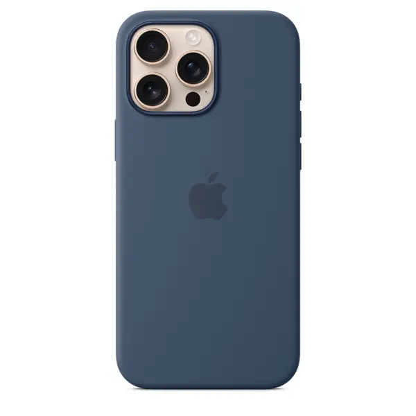 Apple iPhone 16 Pro Max Silicone Case With MagSafe MYYU3ZM A Denim