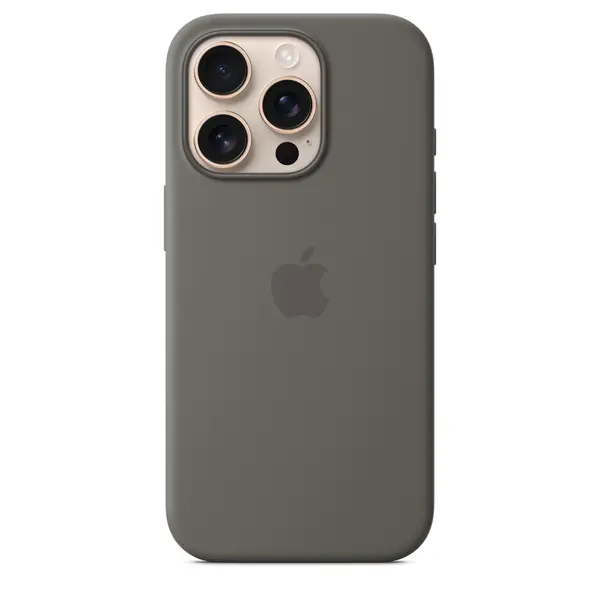 Apple iPhone 16 Pro Silicone Case With MagSafe MYYL3ZM A Stone Gray