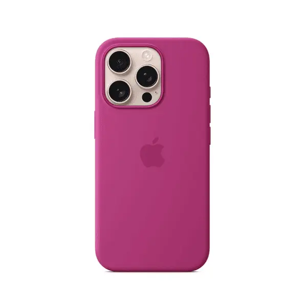 Apple iPhone 16 Pro Silicone Case With MagSafe MYYN3ZM A Fuchsia