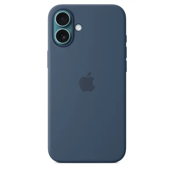 Apple iPhone 16 Silicone Case With MagSafe MYY23ZM A Denim