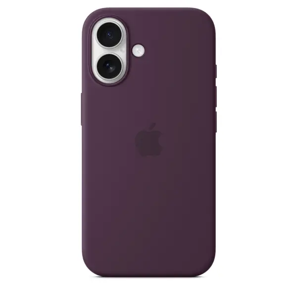 Apple iPhone 16 Silicone Case With MagSafe MYY43ZM A Plum