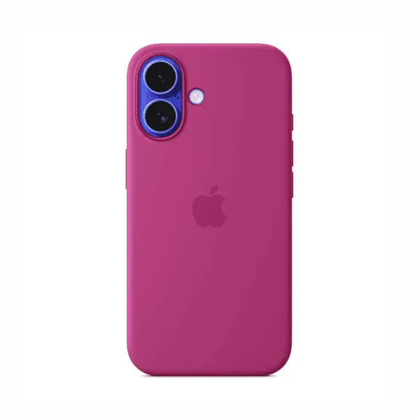 Apple iPhone 16 Silicone Case With MagSafe MYY53ZM A Fuchsia