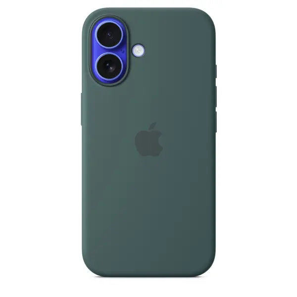 Apple iPhone 16 Silicone Case With MagSafe MYY83ZM A Lake Green