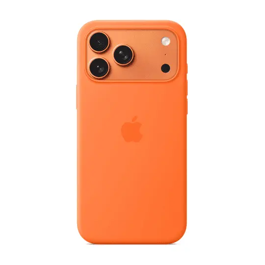 Apple iPhone 17 Pro Max Silicone Case With MagSafe MGFL4ZM A Orange
