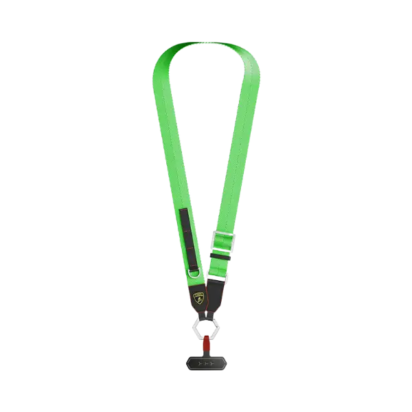 Automoili Lamborghini Green Mobile Lanyard Holder