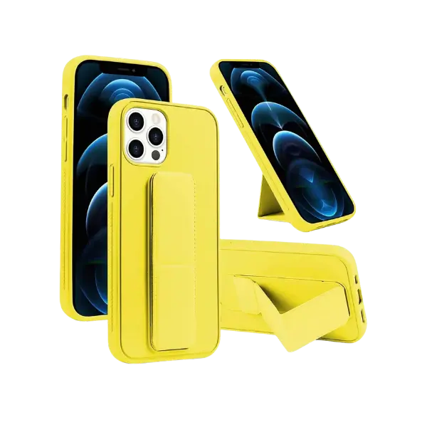 Back Cover With Grip For iPhone 12 12PRO Yellow