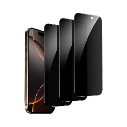 Black Tempered Glass Privacy Screen Protector