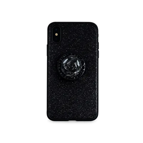 Bling Pop Socket Case Black