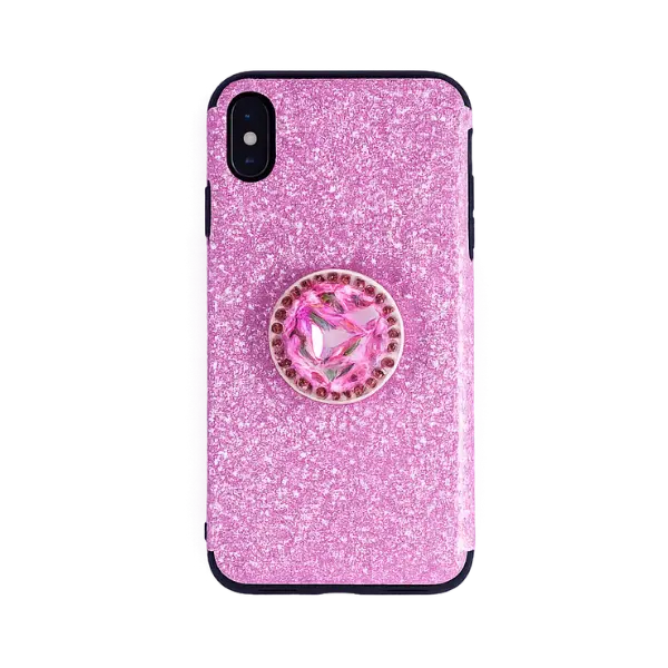 Bling Pop Socket Case Pink