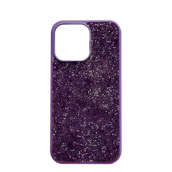 Bling World Rope Hard Cover iPhone 14 Pro Max Deep Purple
