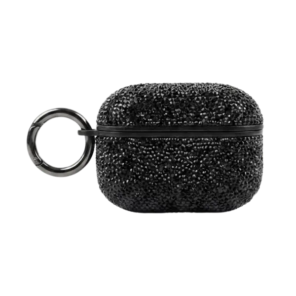 Bling World Stone Hard AirPods PRO3 Case Black