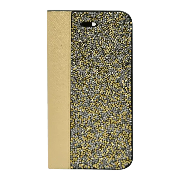 Bling World Stone Leather Case IPHONE7 Gold