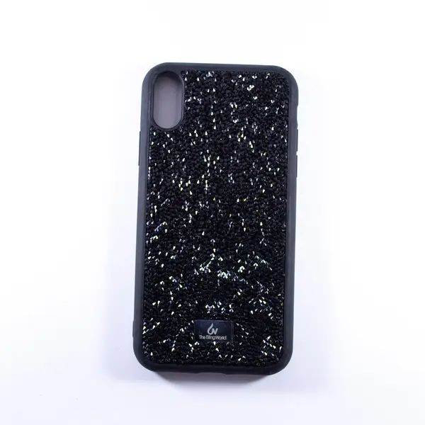 Bling World Stone Silicone Cover Black