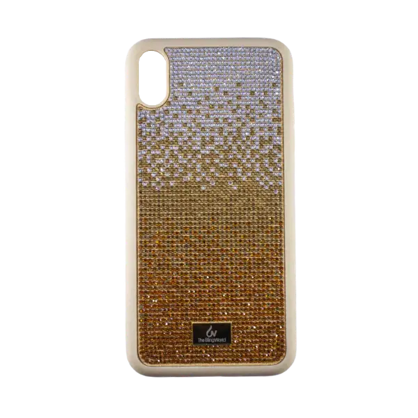 Bling World Stone Silicone Cover Gold