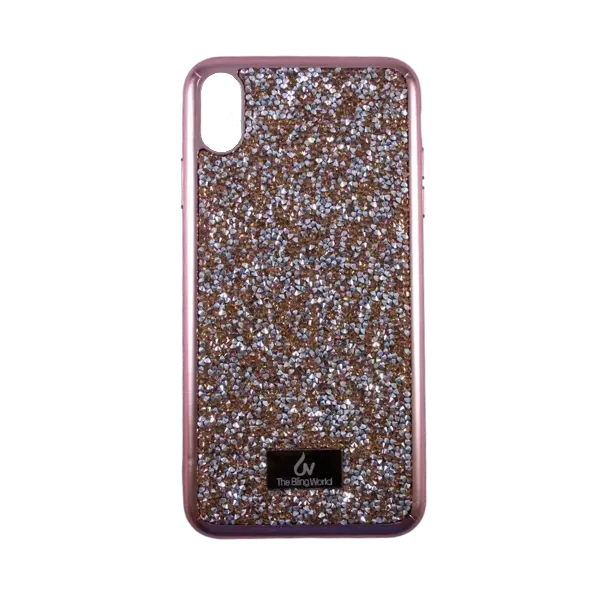 Bling World Stone Silicone Cover Rosegold