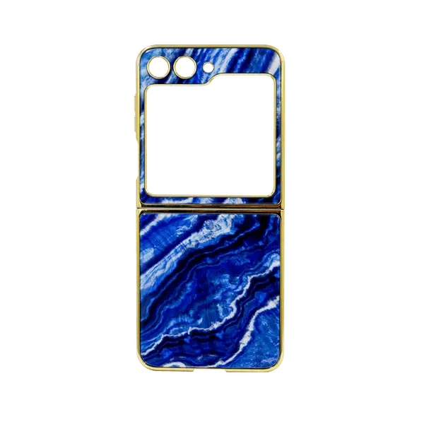 Blue Ceramic Print Case