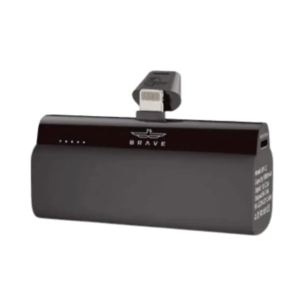 Brave Pocket Mini Portable 20W Type C 5000MAH Power Bank Black B 14
