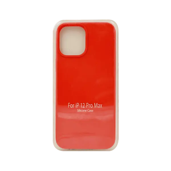 C Silicone Case iPhone 12 Pro Max Red