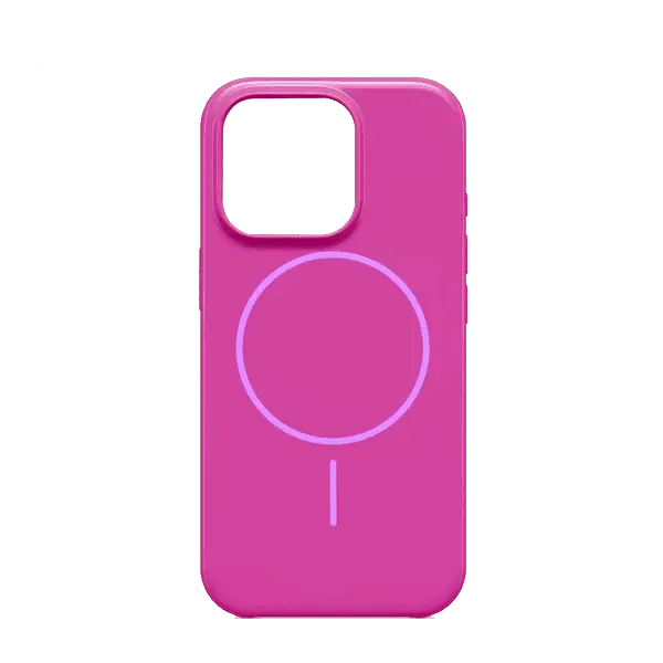 C Silicone MagSafe Case For iPhone 16 Pro Pink
