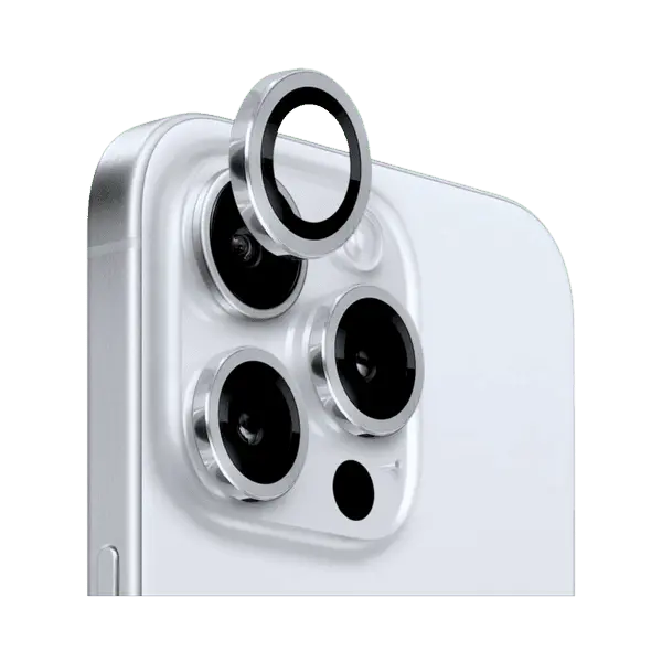 Camera Temper Glass 15 Silver