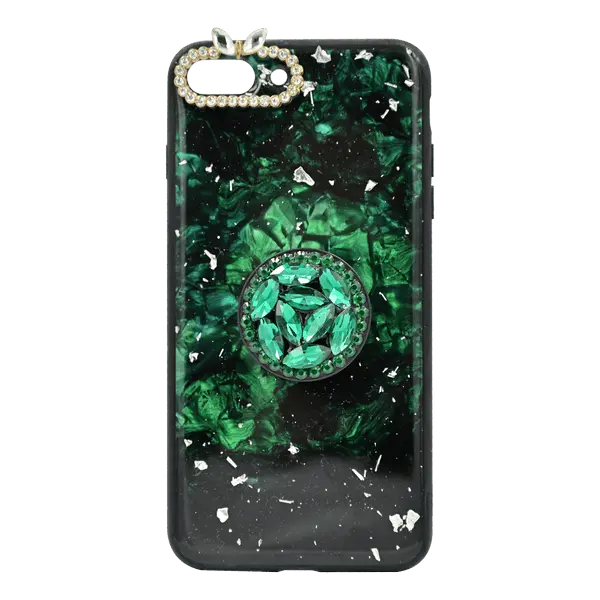 Crystal Pop Socket Case IPHONE8 Plus Green