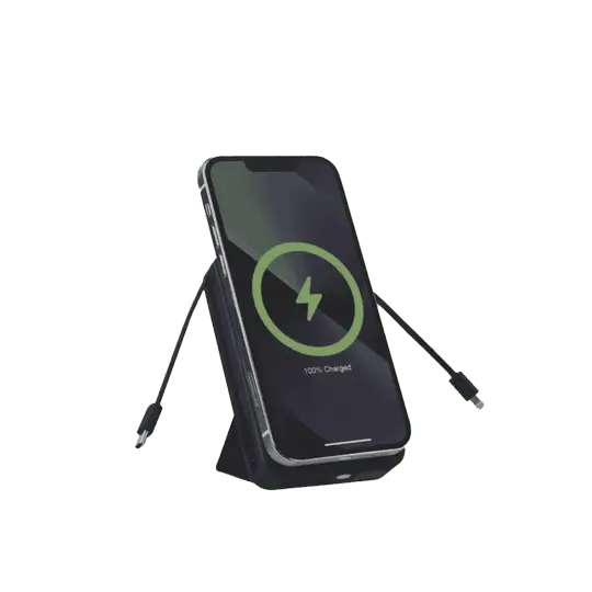 CX07 Magnetic Powerbank 10000 MAH With Fixed Cable