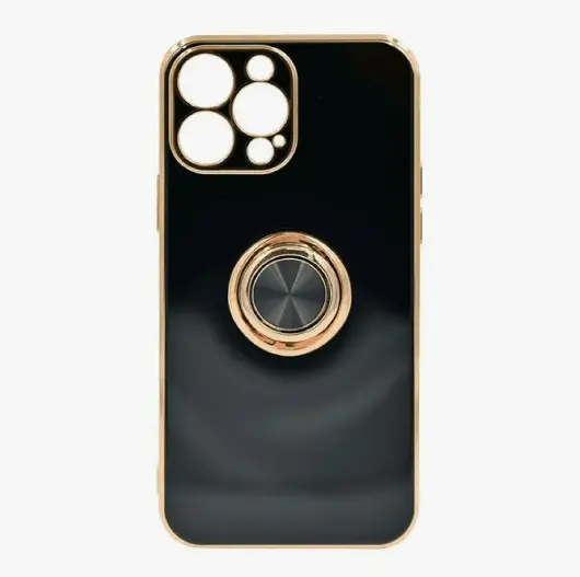 Dezoe Ring Case iPhone 14 Pro Max Black