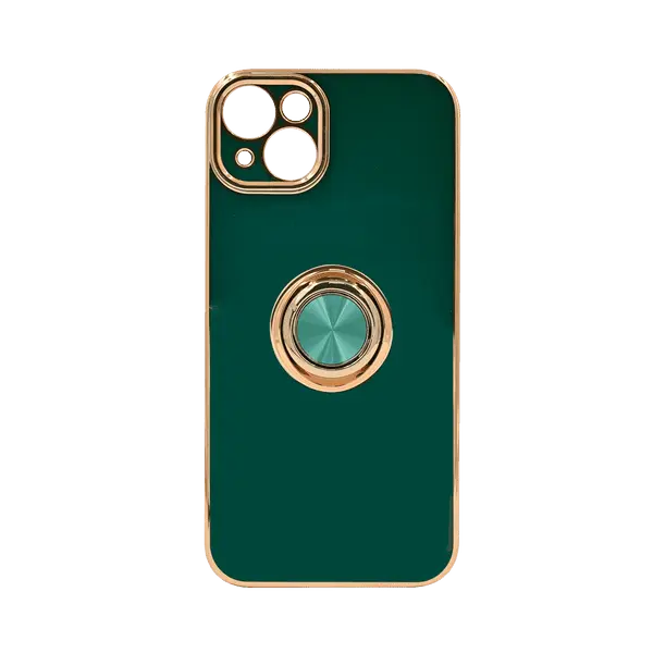Dezoe Ring Design Case iPhone 15 Plus Green