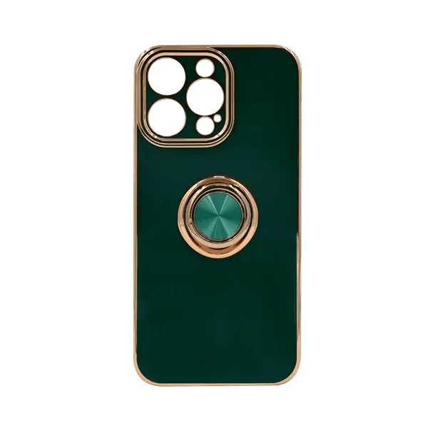 Dezoe Ring Design Case iPhone 15 Pro Max Green