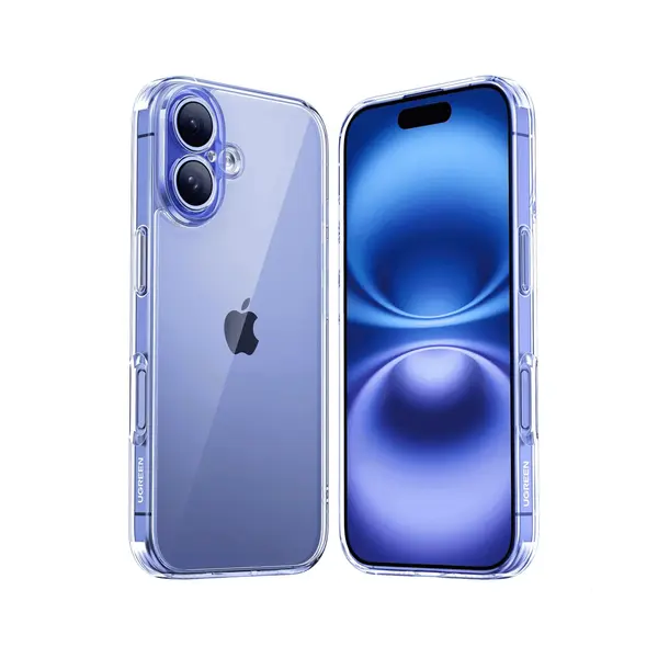 Eouro Transparent Silicone Case iPhone 16 Plus