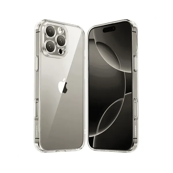 Eouro Transparent Silicone Case iPhone 16 Pro Max