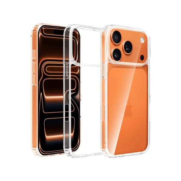 Eouro Transparent Silicone Case iPhone 17 Pro Max