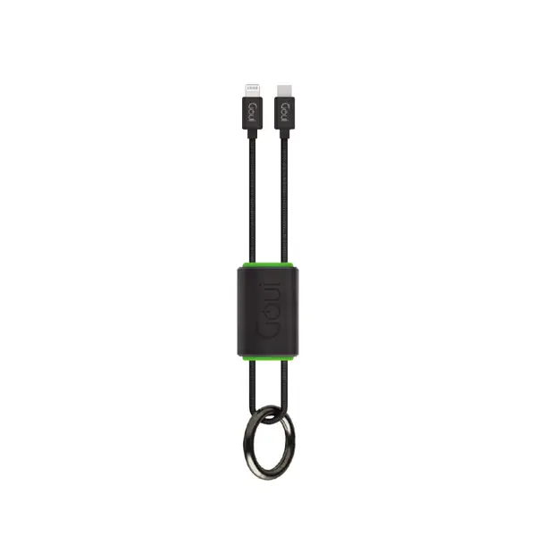 Goui Lock USB C To Lightning Key Chain Cable C94 Black