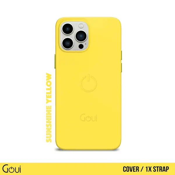 Goui Magnetic Case iPhone 15 Pro Max Sunshine Yellow