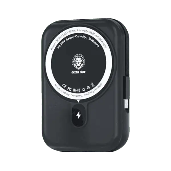 Green Lion Monaco Magsfe Power Bank 20000MAH Black